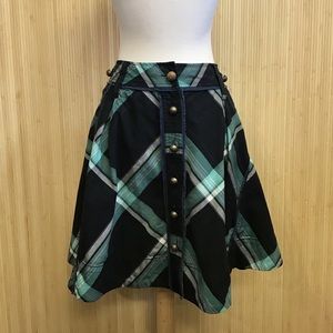Fei Plaid Skirt